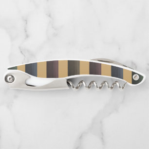 Corkscrew Bottle Opener Stripe