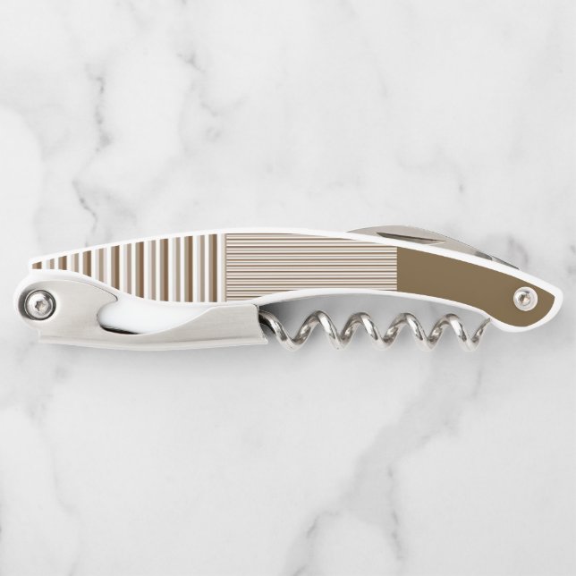 Corkscrew Bottle Opener Stripe (Front)