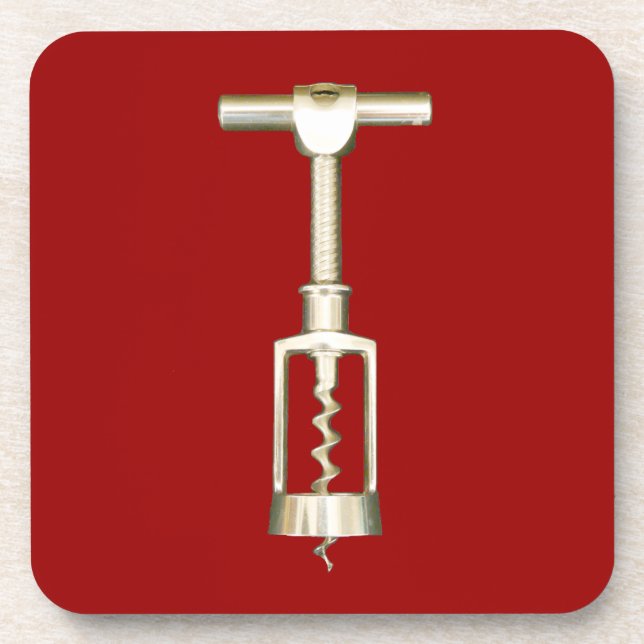 Corkscrew Cork Coasters (Front)