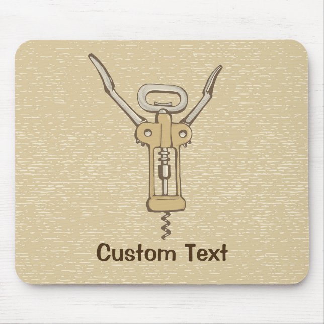 Corkscrew Mouse Mat (Front)