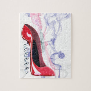 Corkscrew Red Stiletto Shoe Puzzle