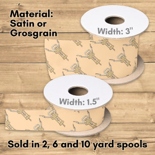 Corkscrew Satin Ribbon