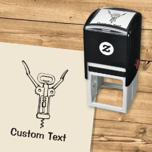 Corkscrew Self-inking Stamp