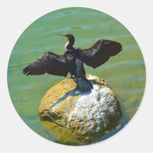 Cormorant Classic Round Sticker (Front)