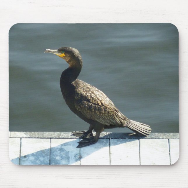 Cormorant Mouse Mat (Front)