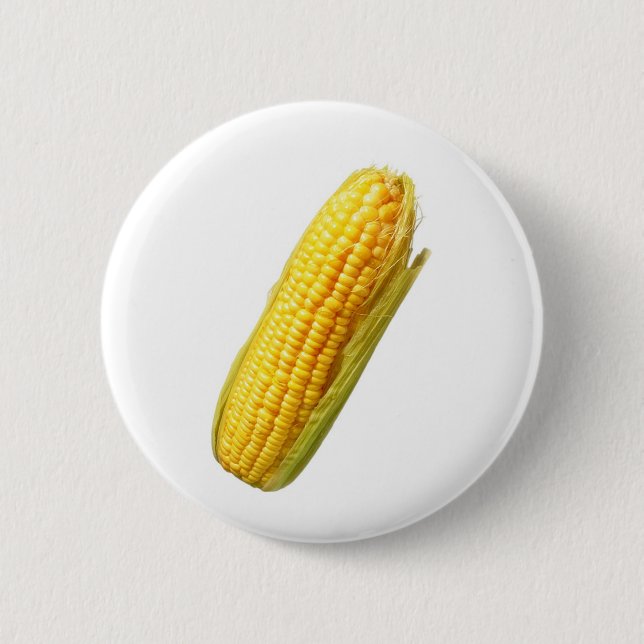 corn 6 cm round badge (Front)