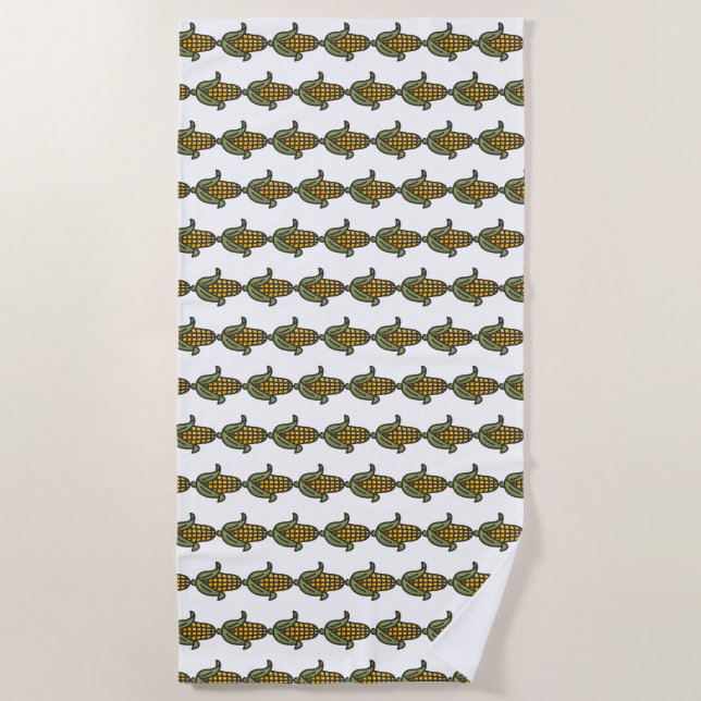 corn beach towel (Front)