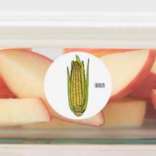 Corn cartoon illustration 
