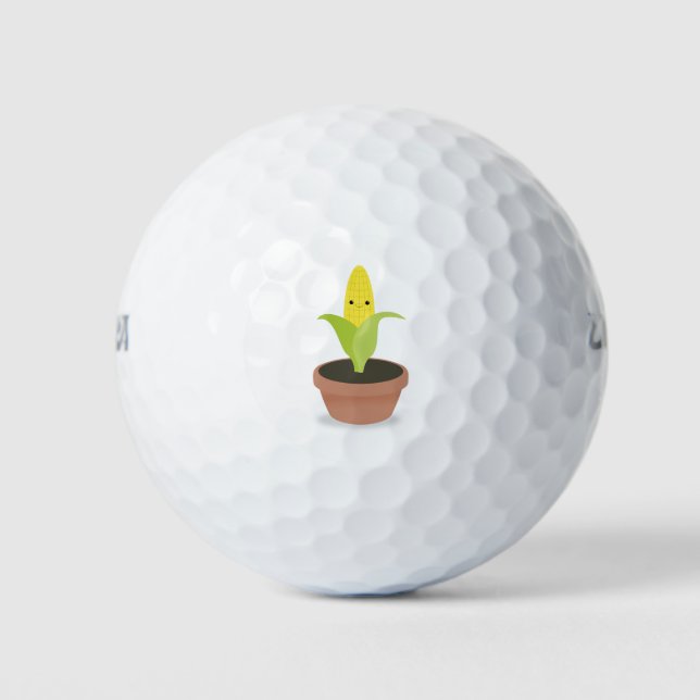 Corn Character Golf Balls (Front)