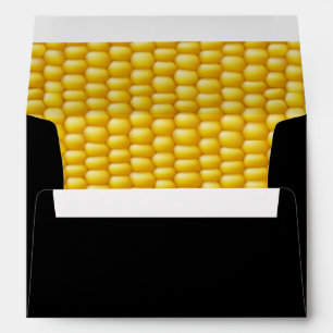 Corn Cob Background Envelope