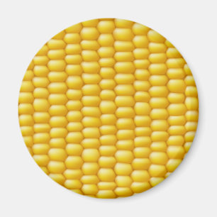 Corn Cob Background Magnet