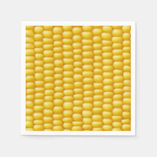 Corn Cob Background Napkin