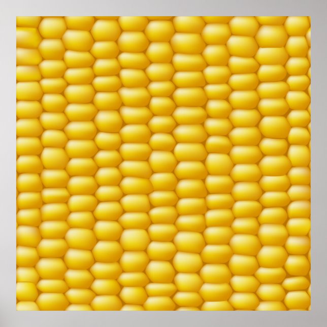 Corn Cob Background Poster (Front)