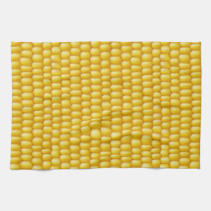 Corn Cob Background Tea Towel