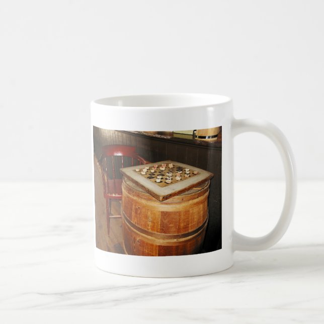 Corn Cob Checkers Coffee Mug (Right)