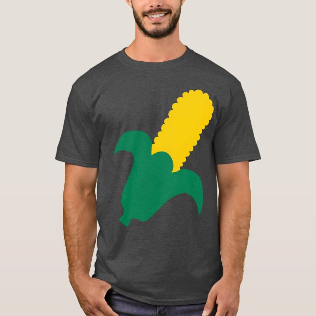corn corncob farmer farming vegetable food gift fa T-Shirt (Front)