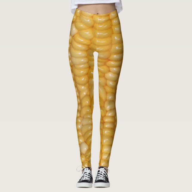 Corn Costume Leggings (Front)