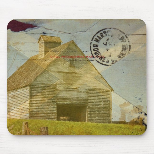 Corn Crib Mouse Mat (Front)