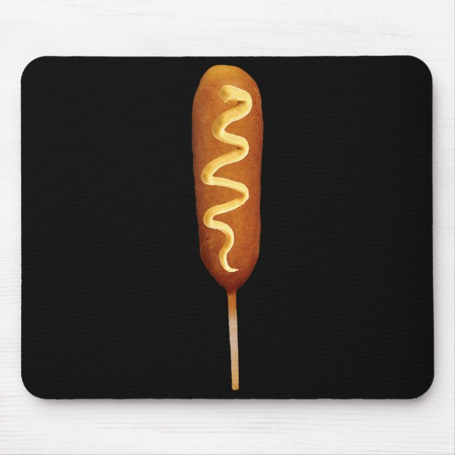 Corn Dog Lover Halloween Costume Mouse Mat (Front)