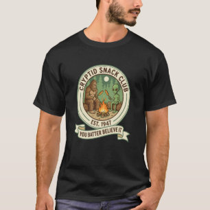 Corn Dog Lover You Batter Believe It Bigfoot Alien T-Shirt