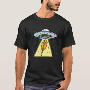 Corn Dog Ufo Abduction T-Shirt
