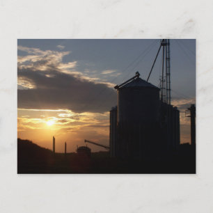 Corn Dryer & SunRise Postcard