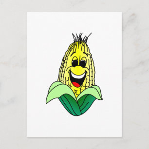 Corn Face Postcard