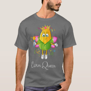 Corn Fairy Queen with Wings and Stick Maize On Cob T-Shirt