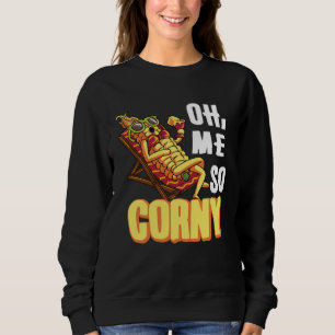 Corn Farmer Funny Farming Tractor Country Life Sweatshirt