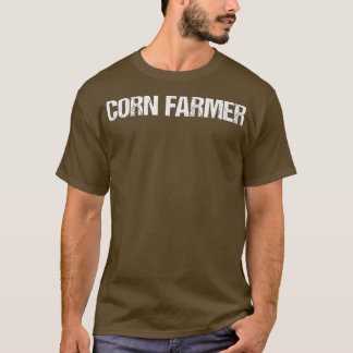 Corn Farmer Simple Title T-Shirt