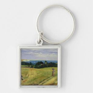 Corn Field in the Isle of Wight Key Ring