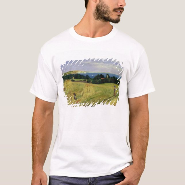 Corn Field in the Isle of Wight T-Shirt (Front)