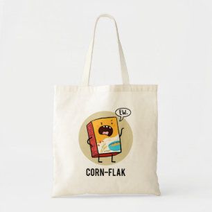 Corn-flak Sassy Cereal Pun Tote Bag