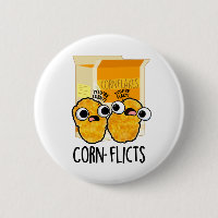 Corn-flicts Funny Corn Flakes Pun 