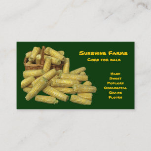 Corn for Sale Business Card