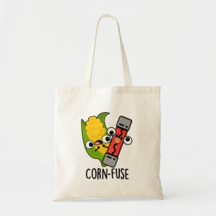 Corn-fuse Funny Confused Pun  Tote Bag
