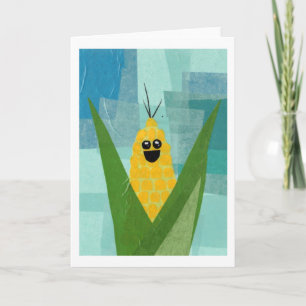 Corn greeting card