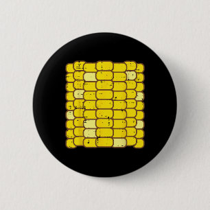 Corn Halloween Costume Fun Foodie Farmer Men Women 6 Cm Round Badge