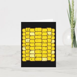 Corn Halloween Costume Fun Foodie Farmer Men Women Card