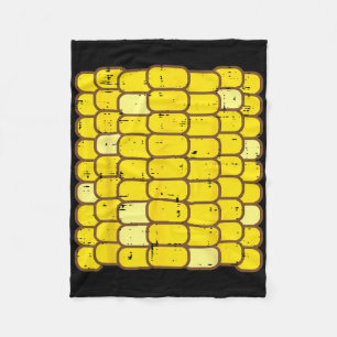 Corn Halloween Costume Fun Foodie Farmer Men Women Fleece Blanket