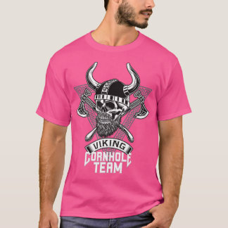Corn Hole Team Player Viking Cornhole  T-Shirt