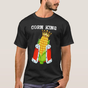   Corn King Dad Mens Corn   Sweetcorn Corn Farmer T-Shirt