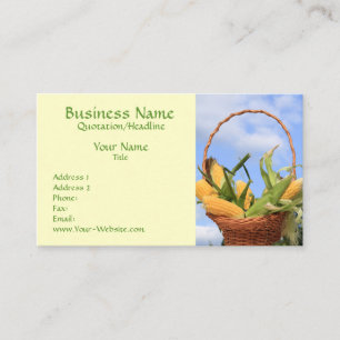 Corn on the Cob Business Card