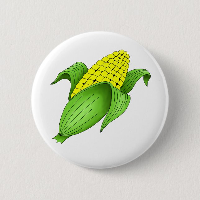Corn On The Cob Button (Front)