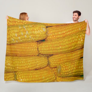 Corn on the Cob Fleece Blanket