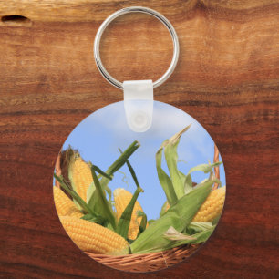 Corn on the Cob Keychain