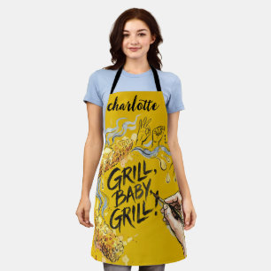Corn On The Cob-Personalised BBQ & Corn Design Apron