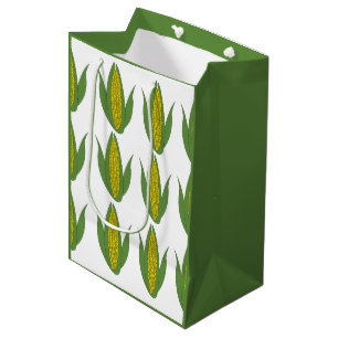 Corn Plant Pattern Corn Medium Gift Bag