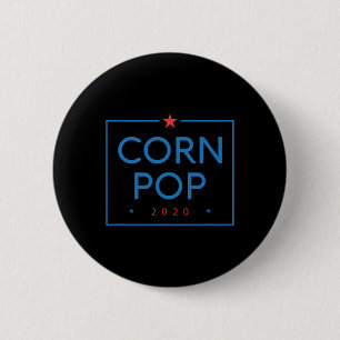 Corn Pop Joe Biden Anti Gaffe Funny President Trum 6 Cm Round Badge