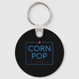 Corn Pop Joe Biden Anti Gaffe Funny President Trum Key Ring